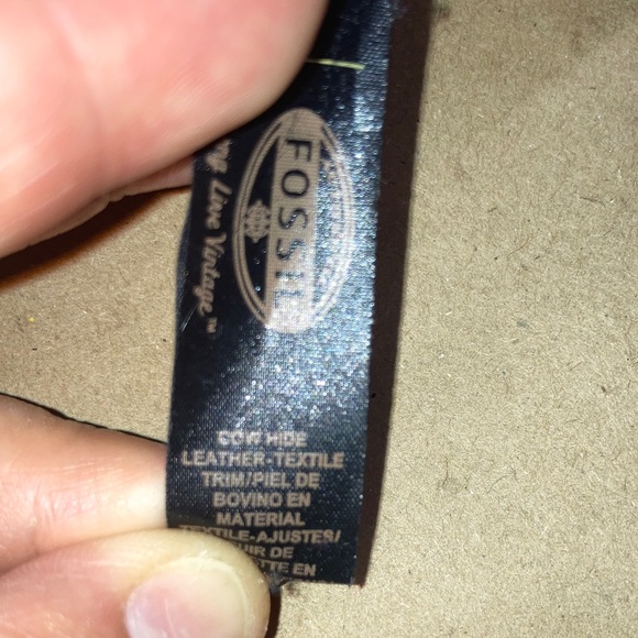 Large brown fossil crossbody. - Picture 6 of 6